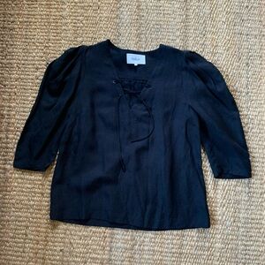 Ba&sh New With Tags Black Shirt with Lacing